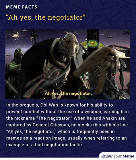 negotiator meme|know your meme the negotiator.